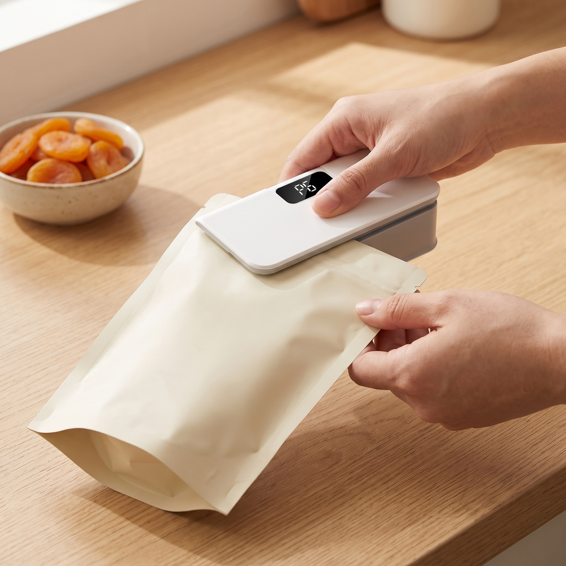 GULPO Préserve referme un sachet alimentaire entamé