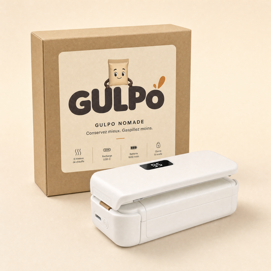 GULPO Nomade, mini-scelleuse de sachets de poche à piles
